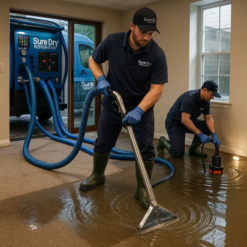 Water Extraction and Removal process in Madison, IN